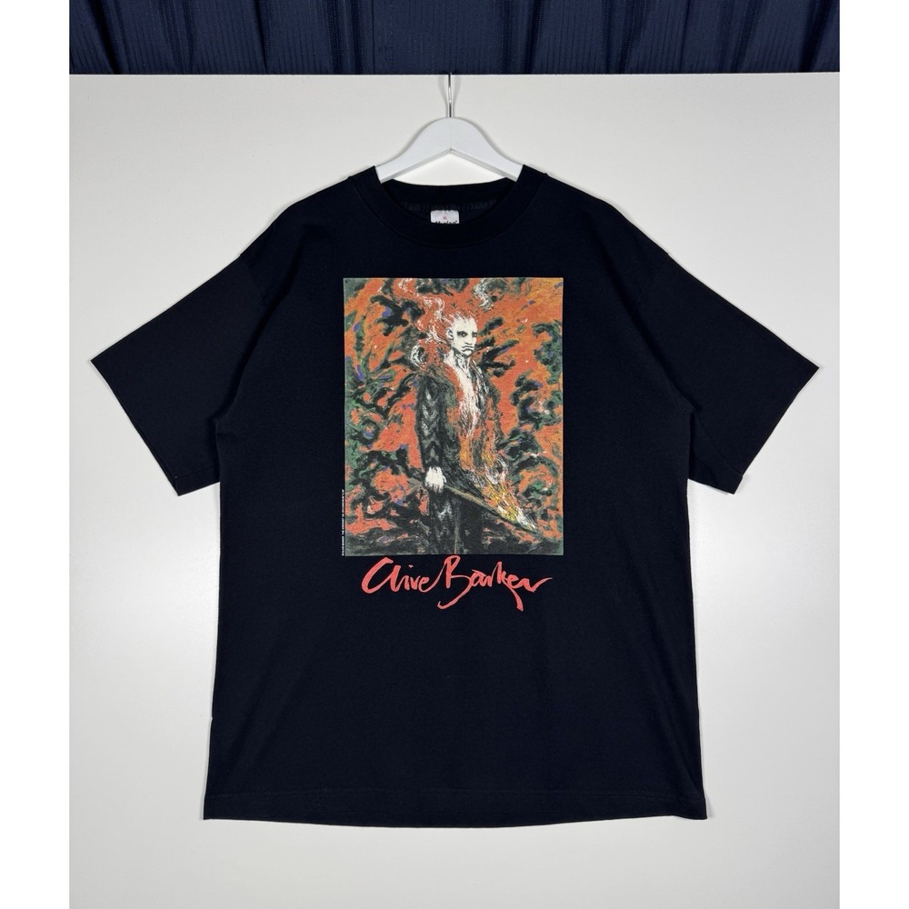 + Vintage 90s Clive Barker Arsonist Shirt XL - Murina Horror Art